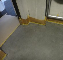 Floor structuring (elevator area)